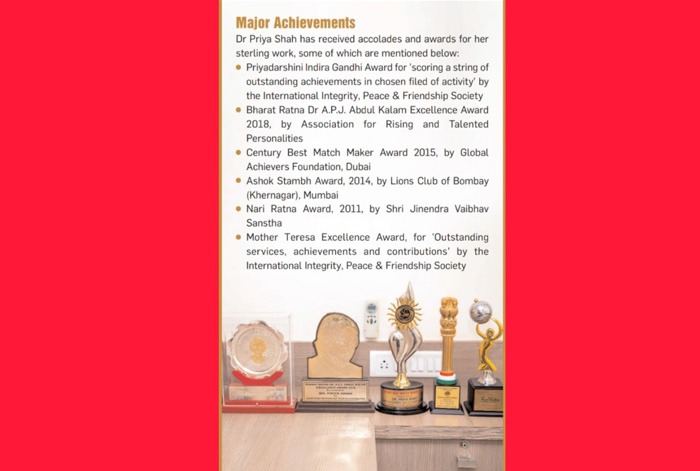 Priya shah achievement