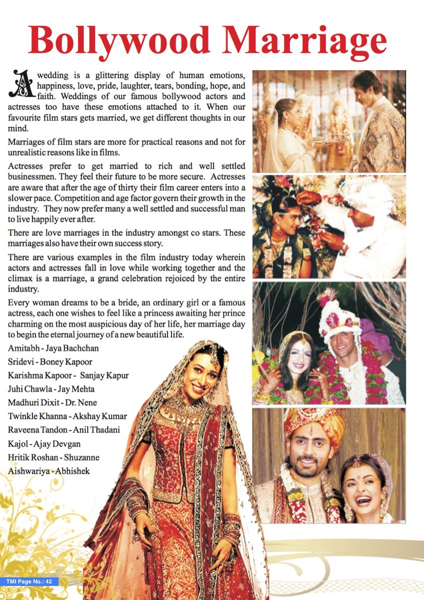 Bollywood marriage